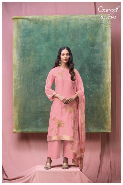 Ganga gineva 5373 dress materials wholesale in vijayawada